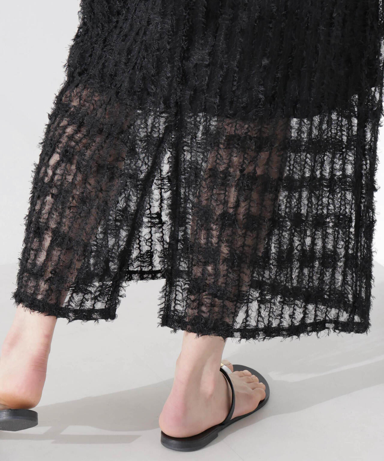 フリンジチュールナロースカート(セットアップ可) 6735130311