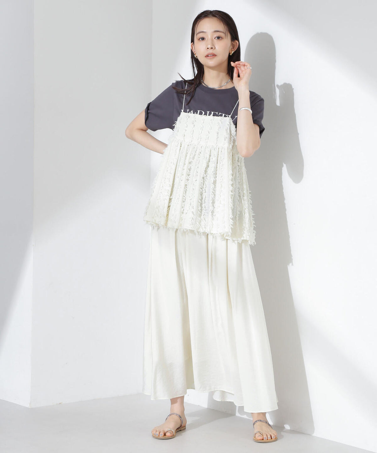 シアーボリュームスカート 6735130314