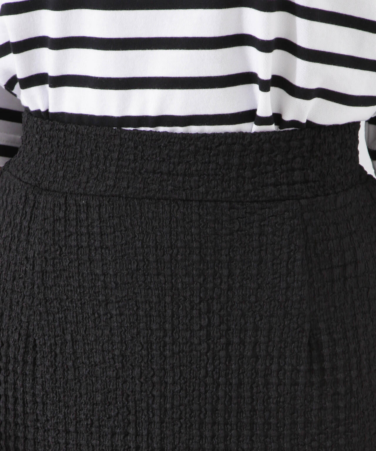 シャーリングジャガードカットナロースカート(セットアップ可) 6735130316