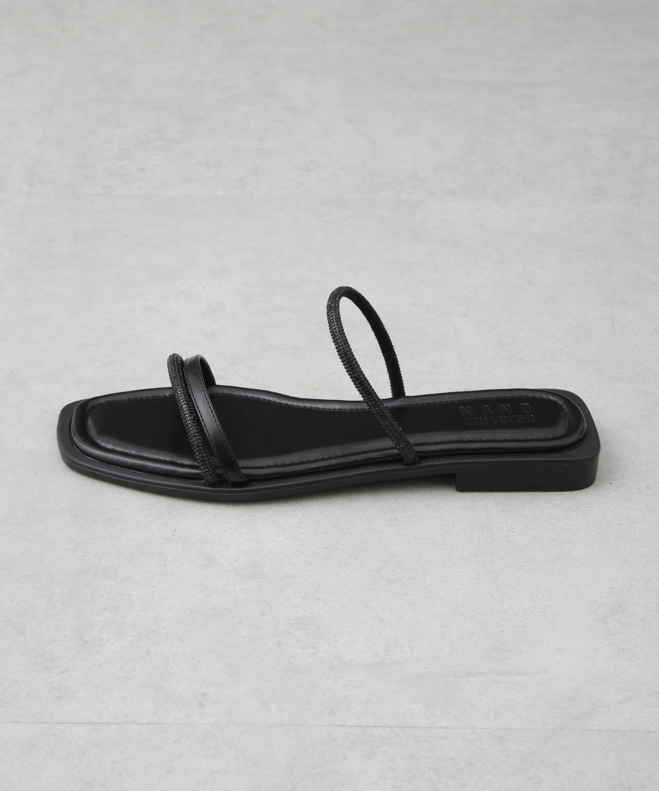 ラインストーン細ストラップサンダル 6735135303