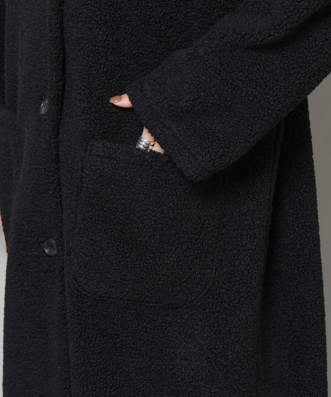 ソフトボアノーカラーコート 6735211306