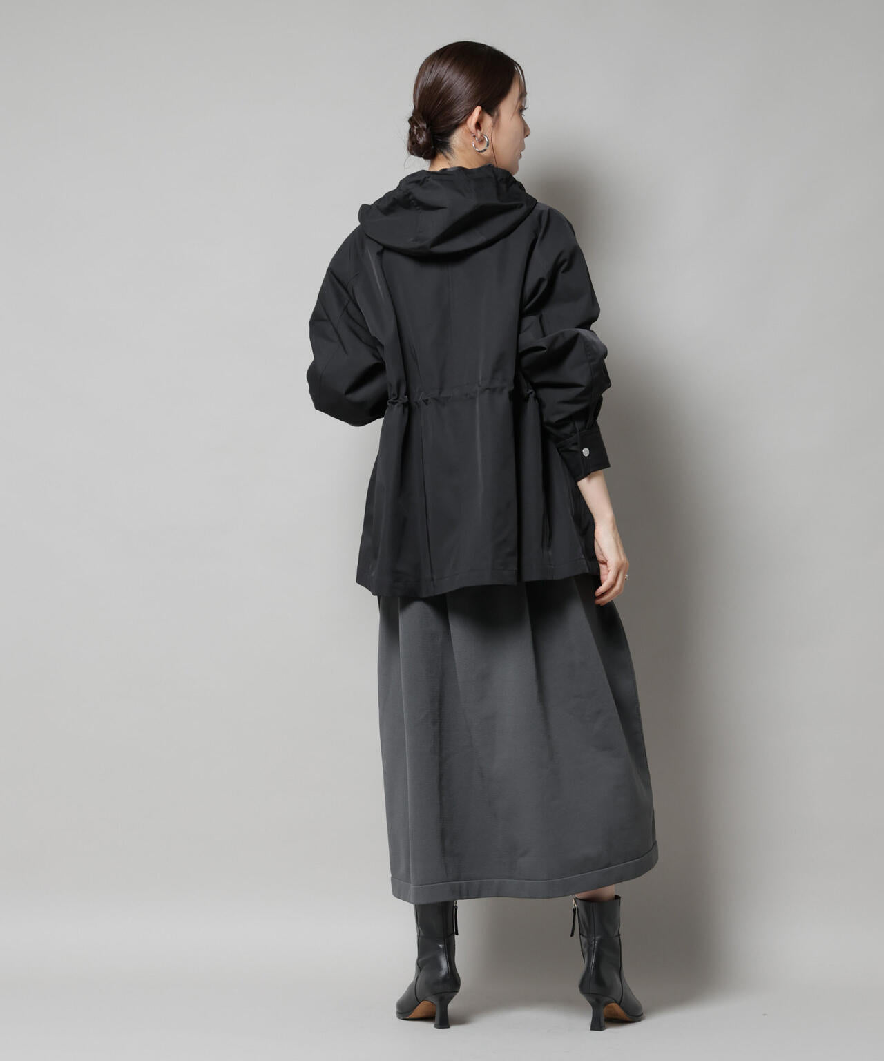 撥水加工フードブルゾン 6735212301