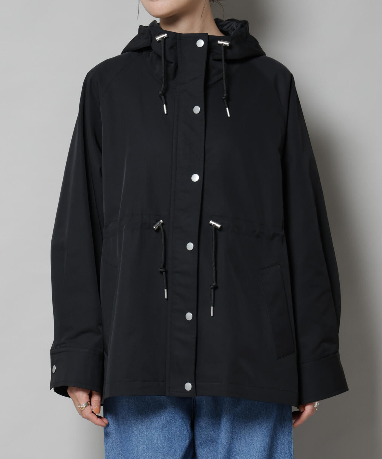 撥水加工フードブルゾン 6735212301