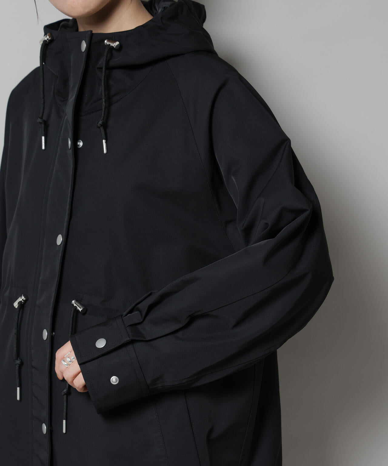 撥水加工フードブルゾン 6735212301