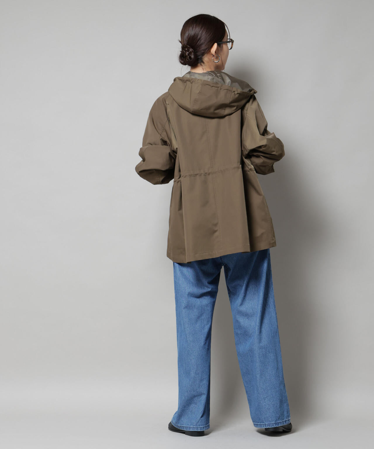 撥水加工フードブルゾン 6735212301