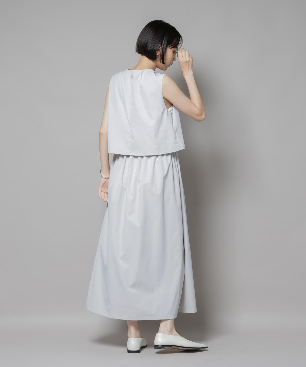 セットアップ風ノースリーブワンピース 6735219308