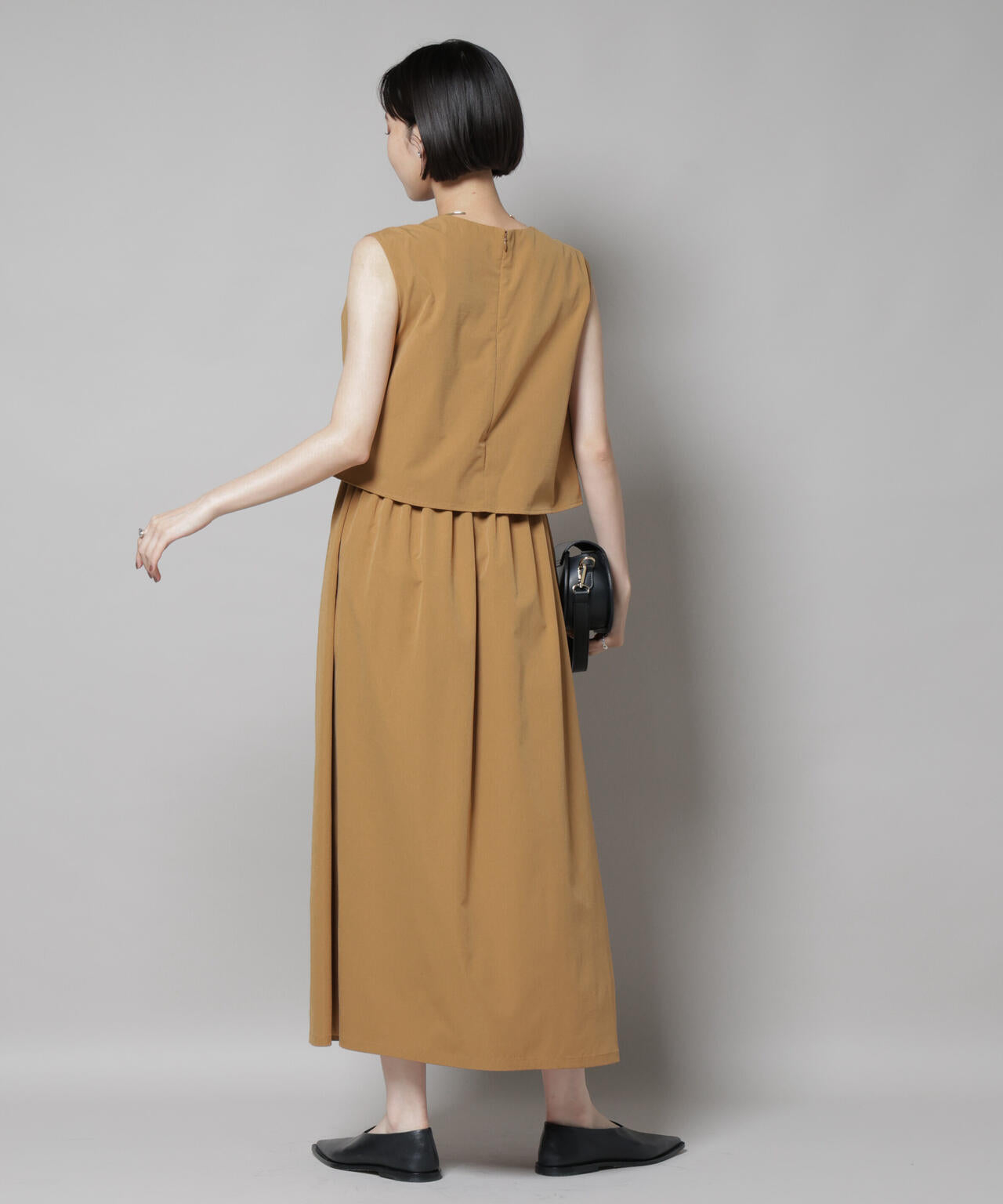 セットアップ風ノースリーブワンピース 6735219308