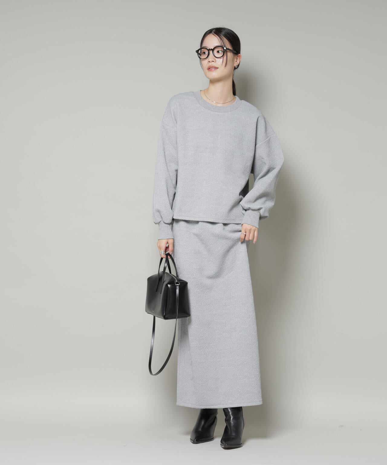 ジャガード カット セットアップ