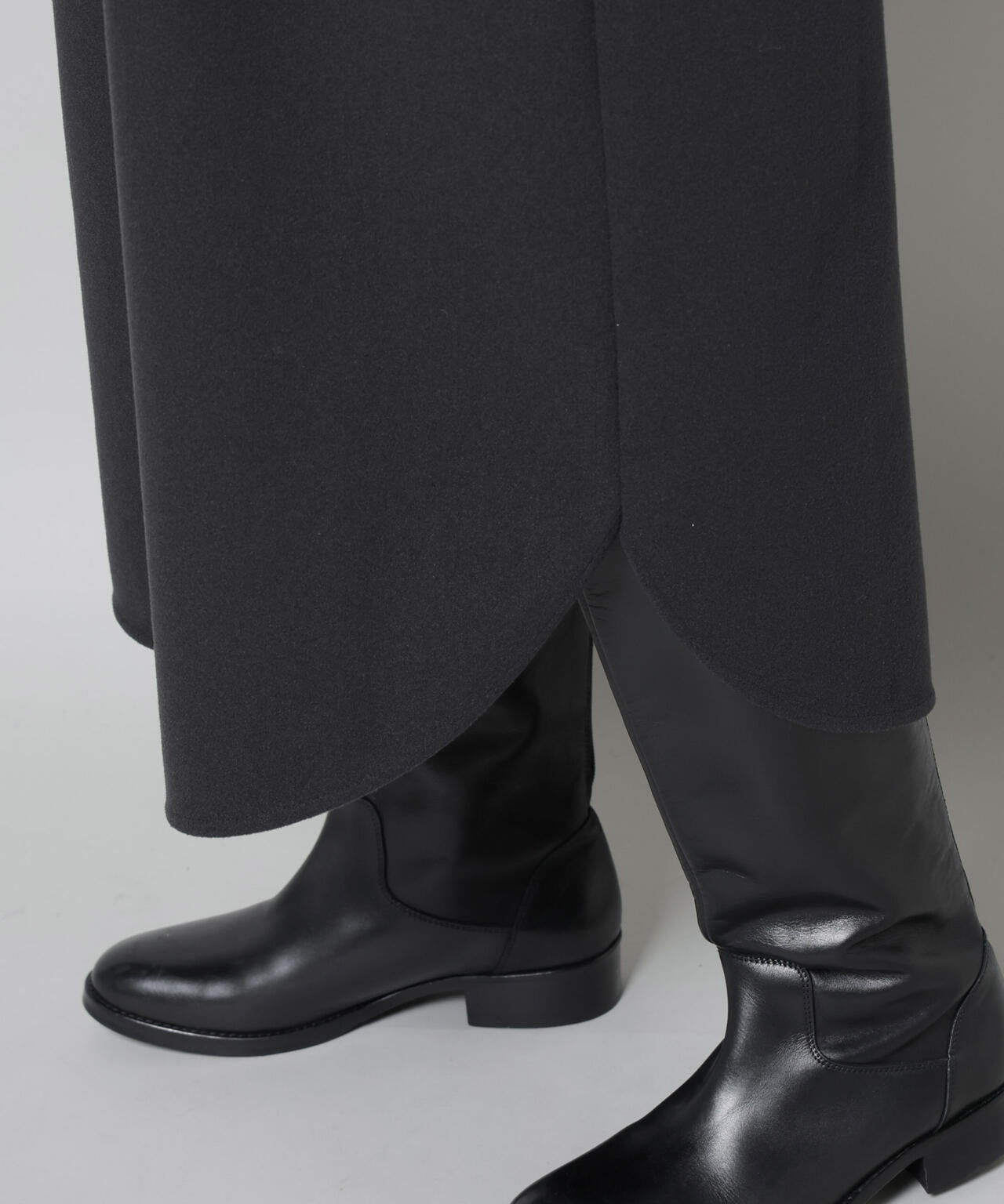 ソフトメルトンジャージーハーフジップワンピース 6735219327