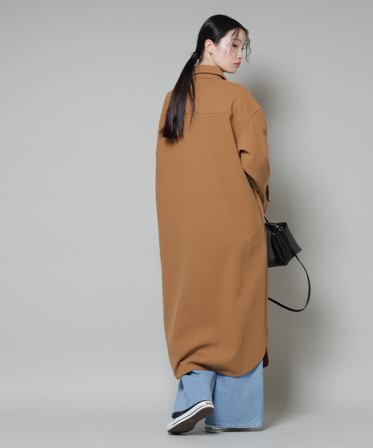 ソフトメルトンジャージーハーフジップワンピース 6735219327