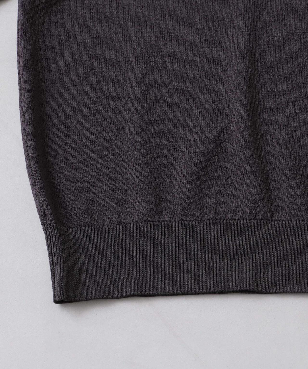 多機能強撚ポロニットトップス 6735222307