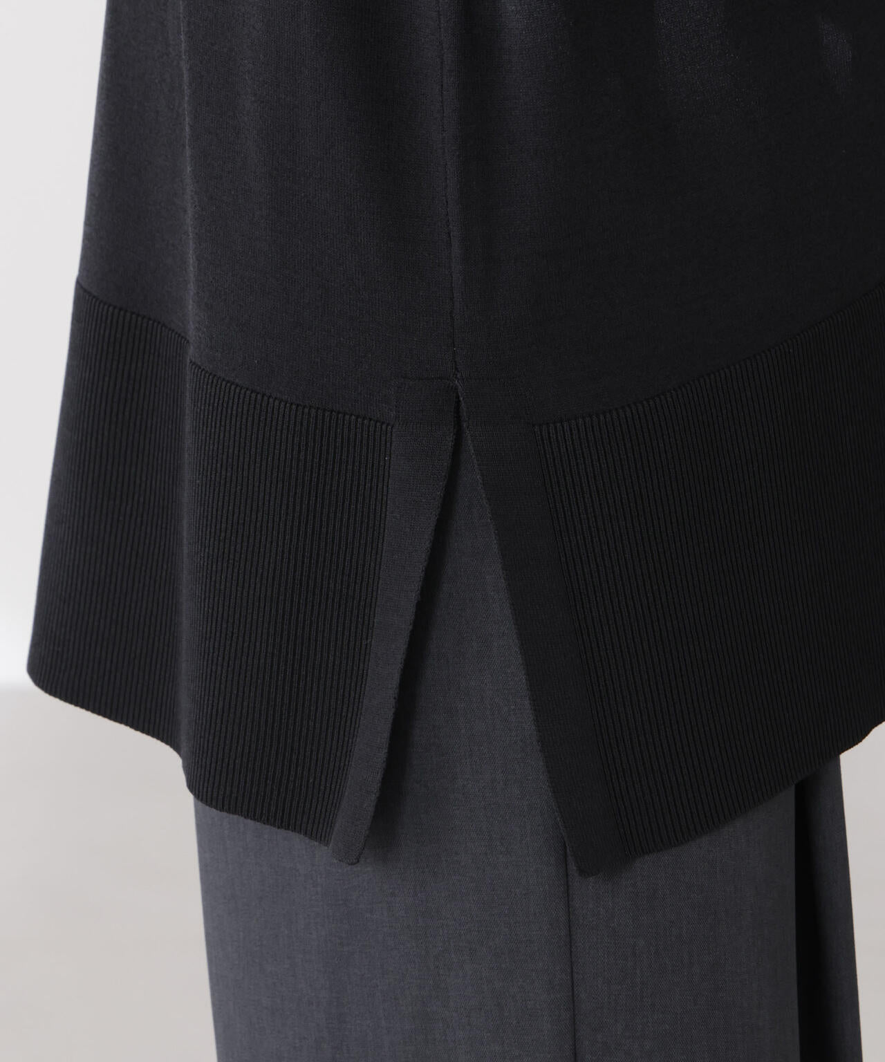 多機能強撚前後2wayフレンチスリーブニット 6735222308