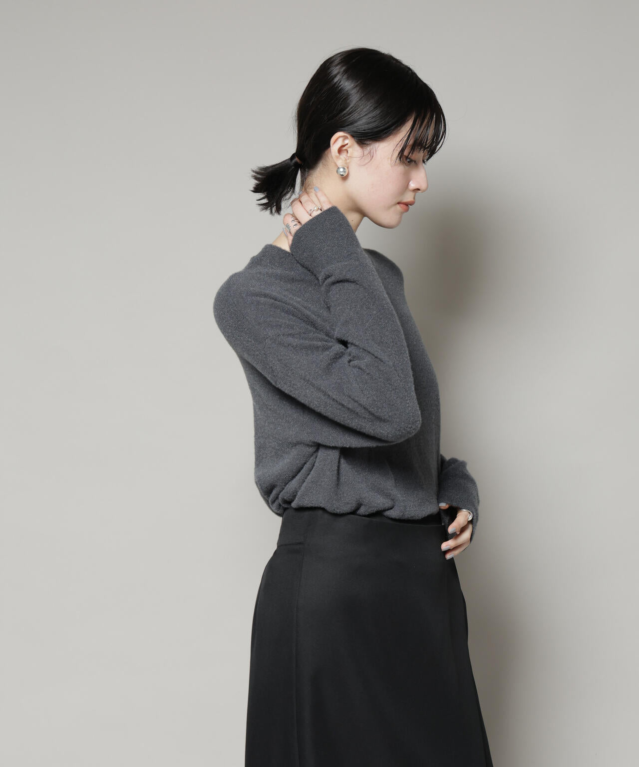 ミニラメシャギーニットプルオーバー 6735222325