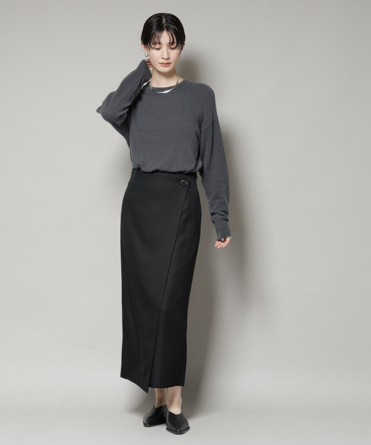 ミニラメシャギーニットプルオーバー 6735222325