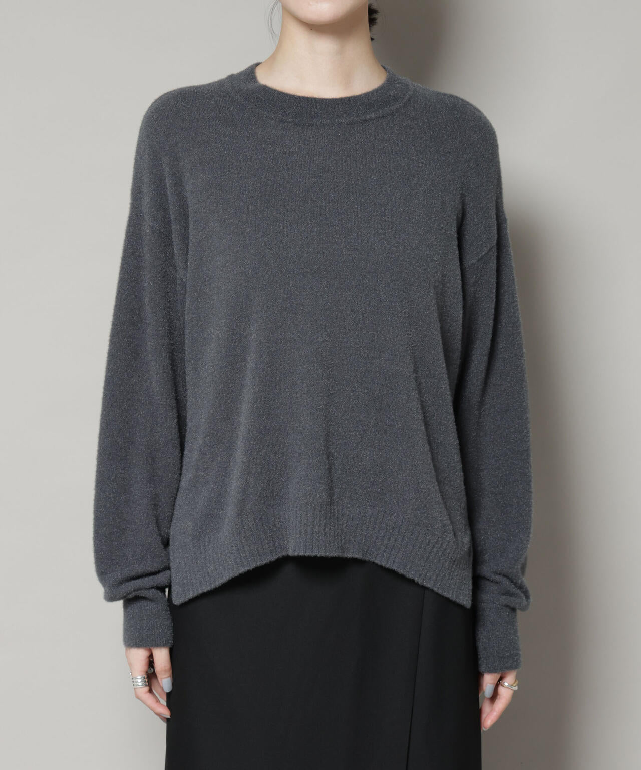 ミニラメシャギーニットプルオーバー 6735222325