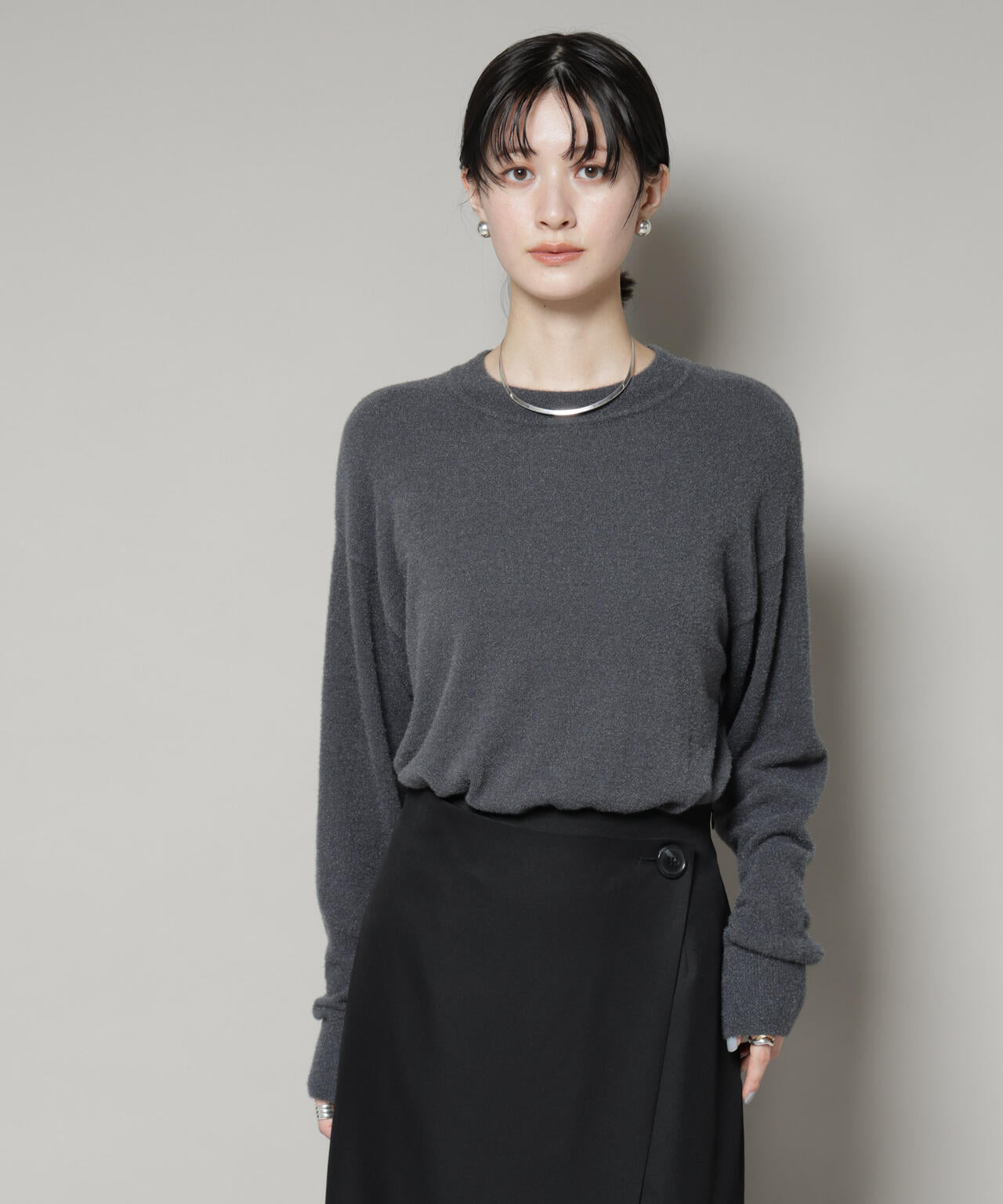 ミニラメシャギーニットプルオーバー 6735222325