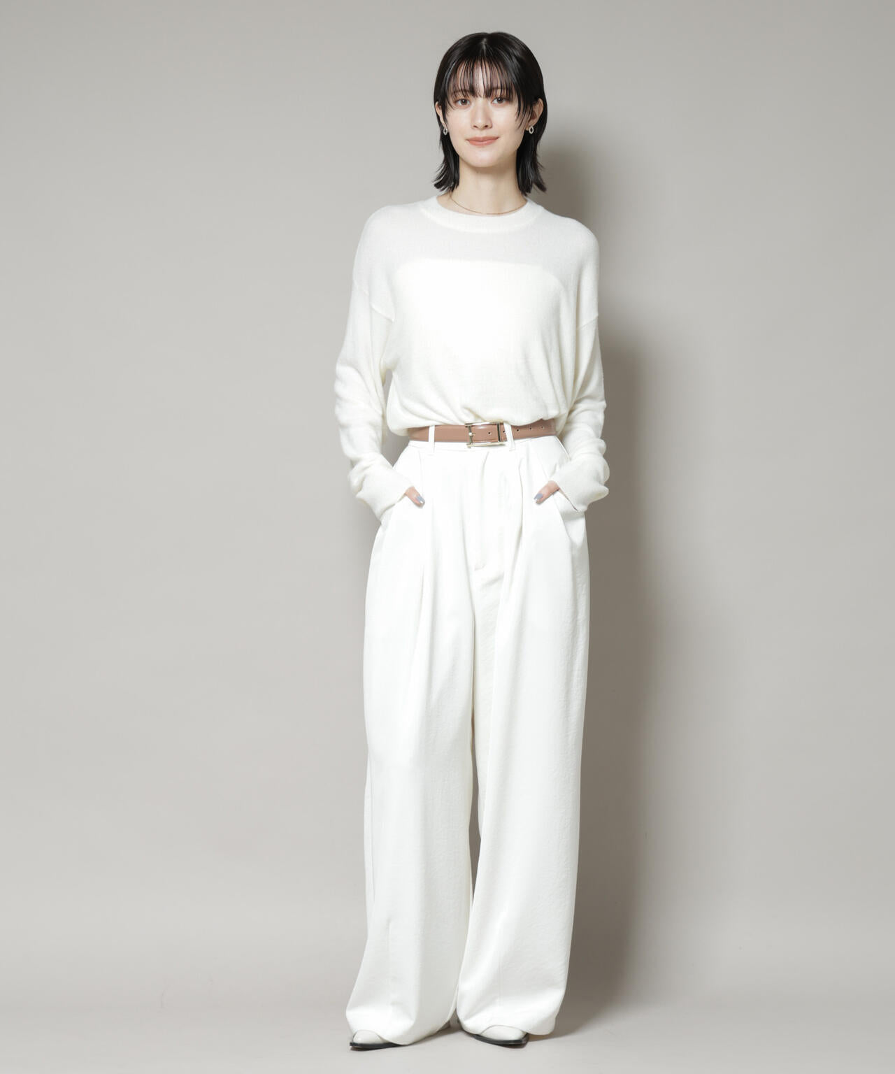 ミニラメシャギーニットプルオーバー 6735222325