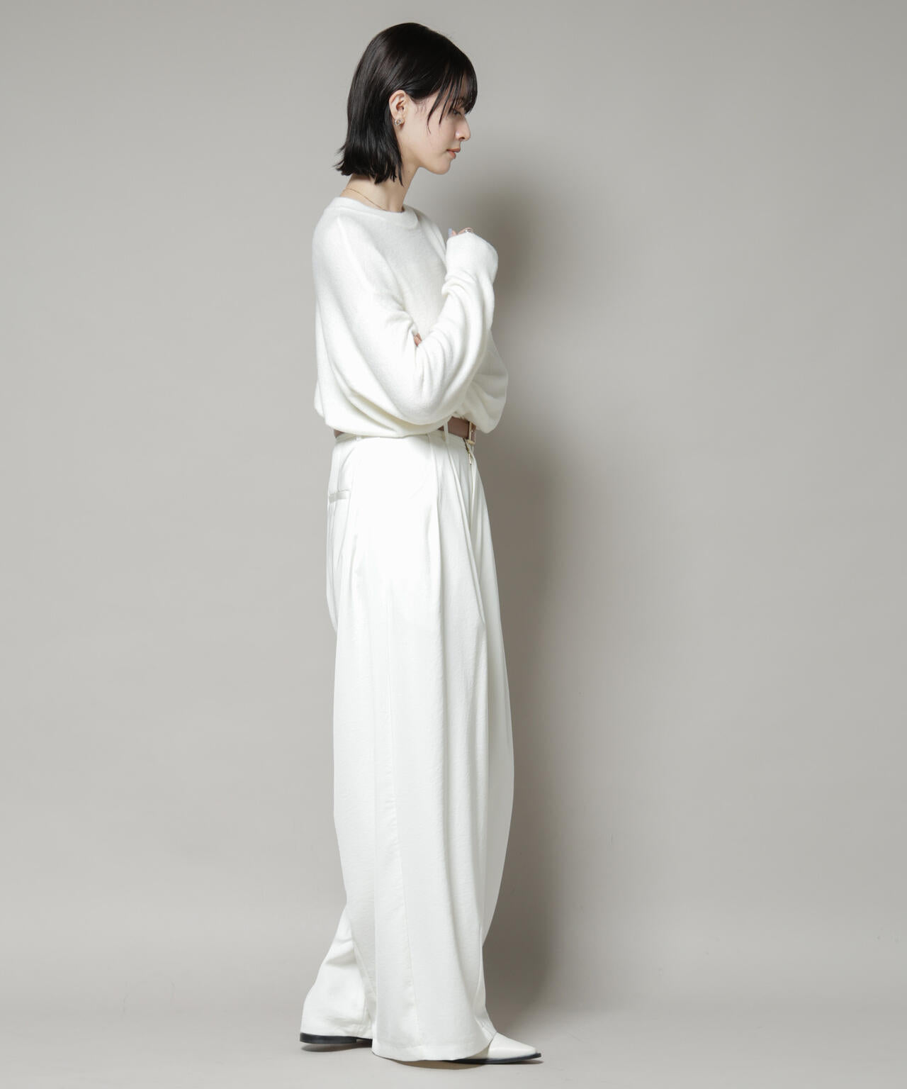 ミニラメシャギーニットプルオーバー 6735222325