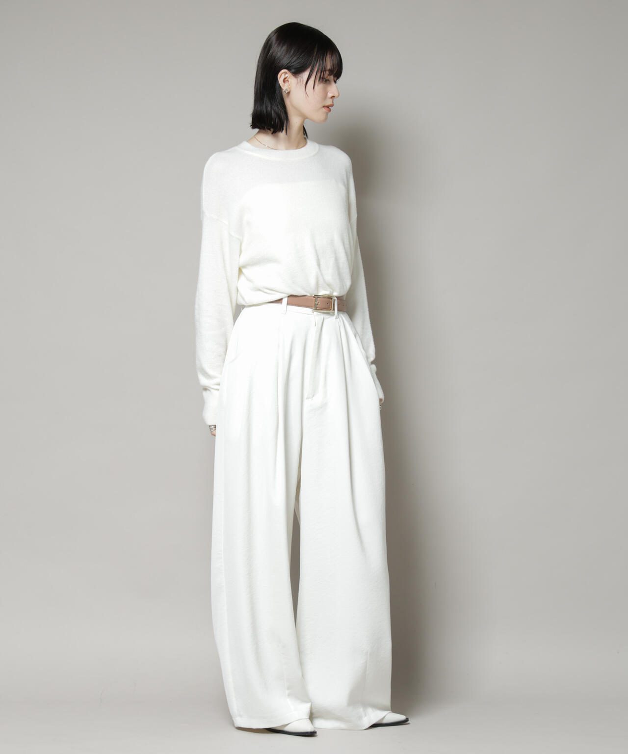 ミニラメシャギーニットプルオーバー 6735222325