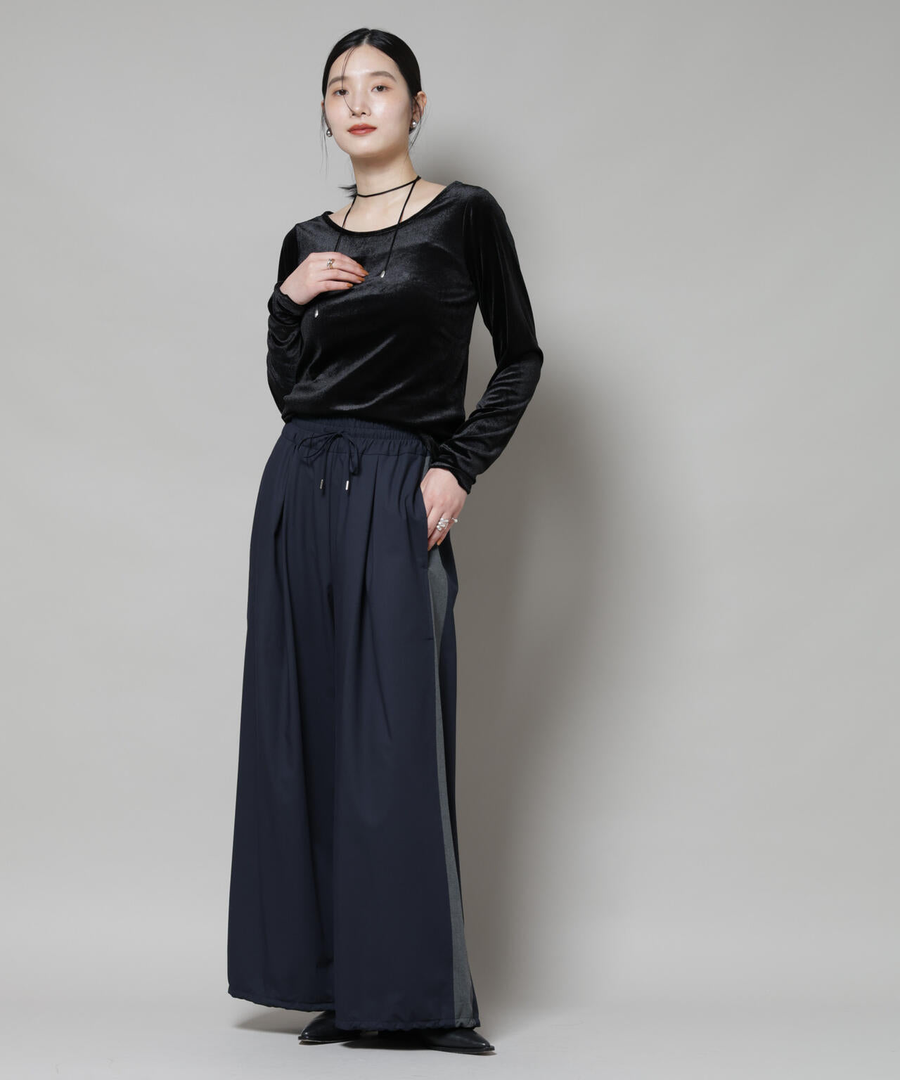 前後2wayベロアカットトップス(セットアップ可) 6735223310