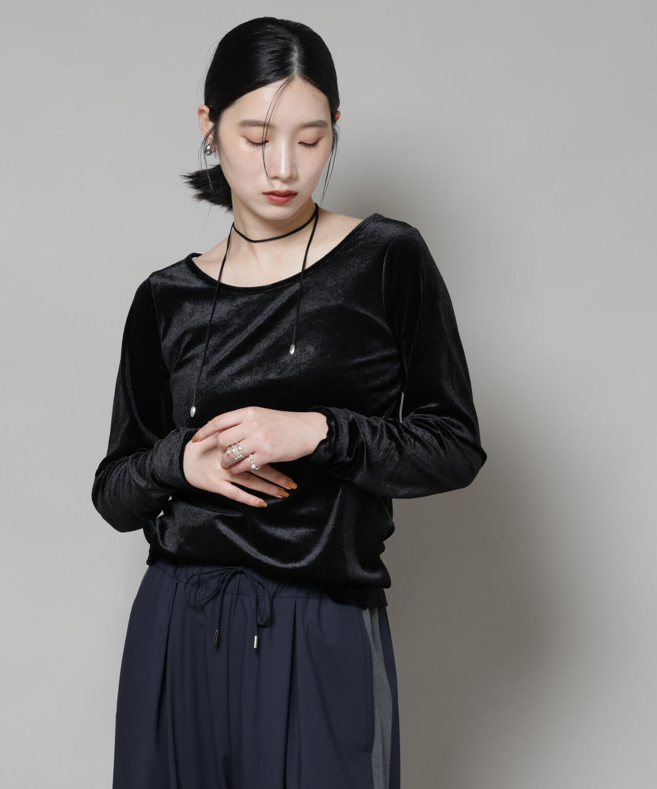 前後2wayベロアカットトップス(セットアップ可) 6735223310