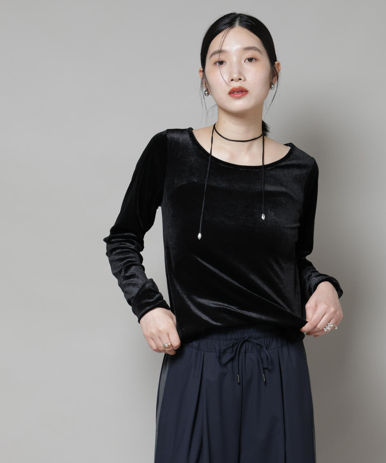 前後2wayベロアカットトップス(セットアップ可) 6735223310