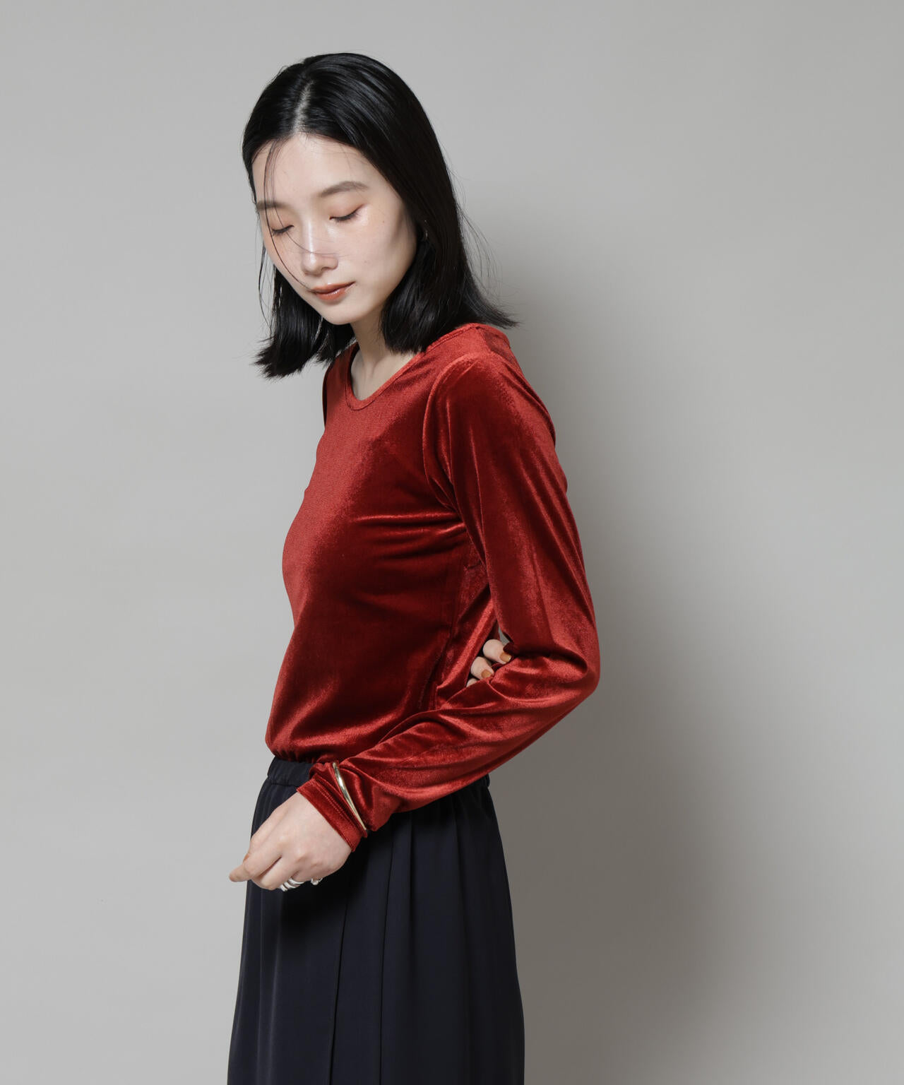 前後2wayベロアカットトップス(セットアップ可) 6735223310