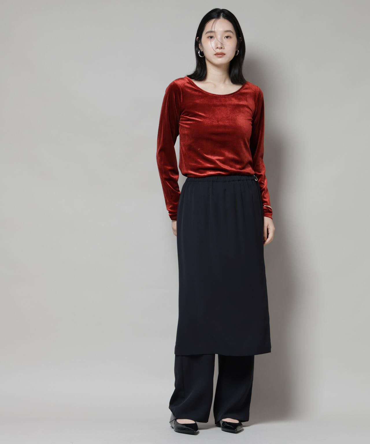 前後2wayベロアカットトップス(セットアップ可) 6735223310