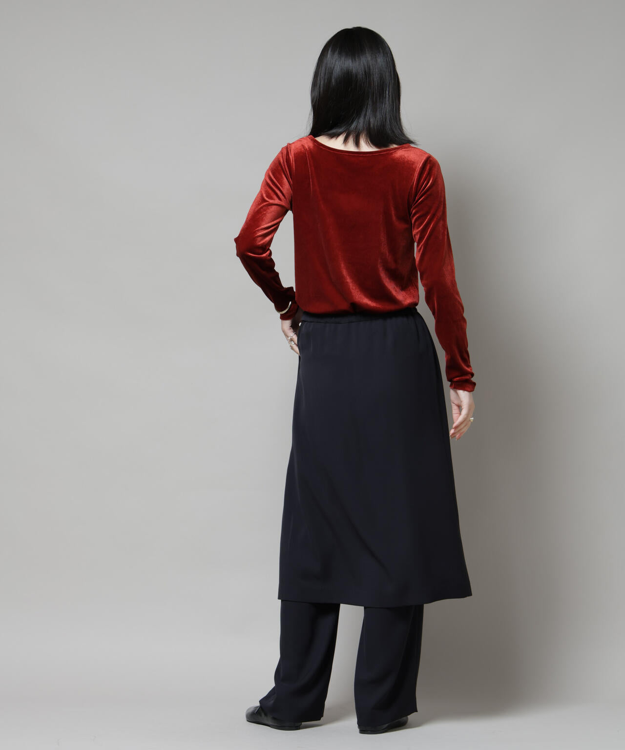 前後2wayベロアカットトップス(セットアップ可) 6735223310