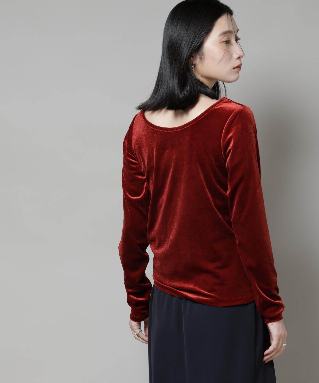 前後2wayベロアカットトップス(セットアップ可) 6735223310