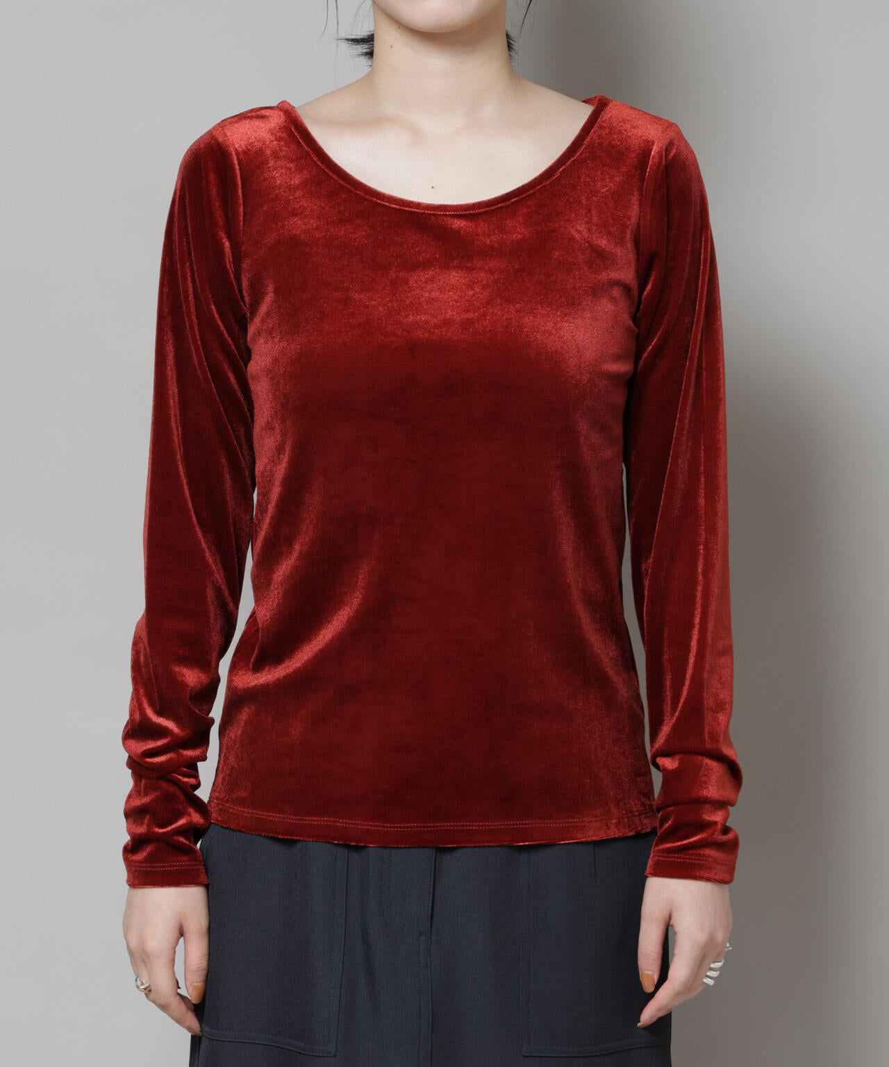 前後2wayベロアカットトップス(セットアップ可) 6735223310