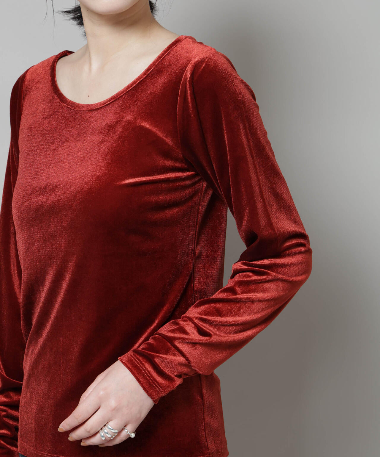 前後2wayベロアカットトップス(セットアップ可) 6735223310