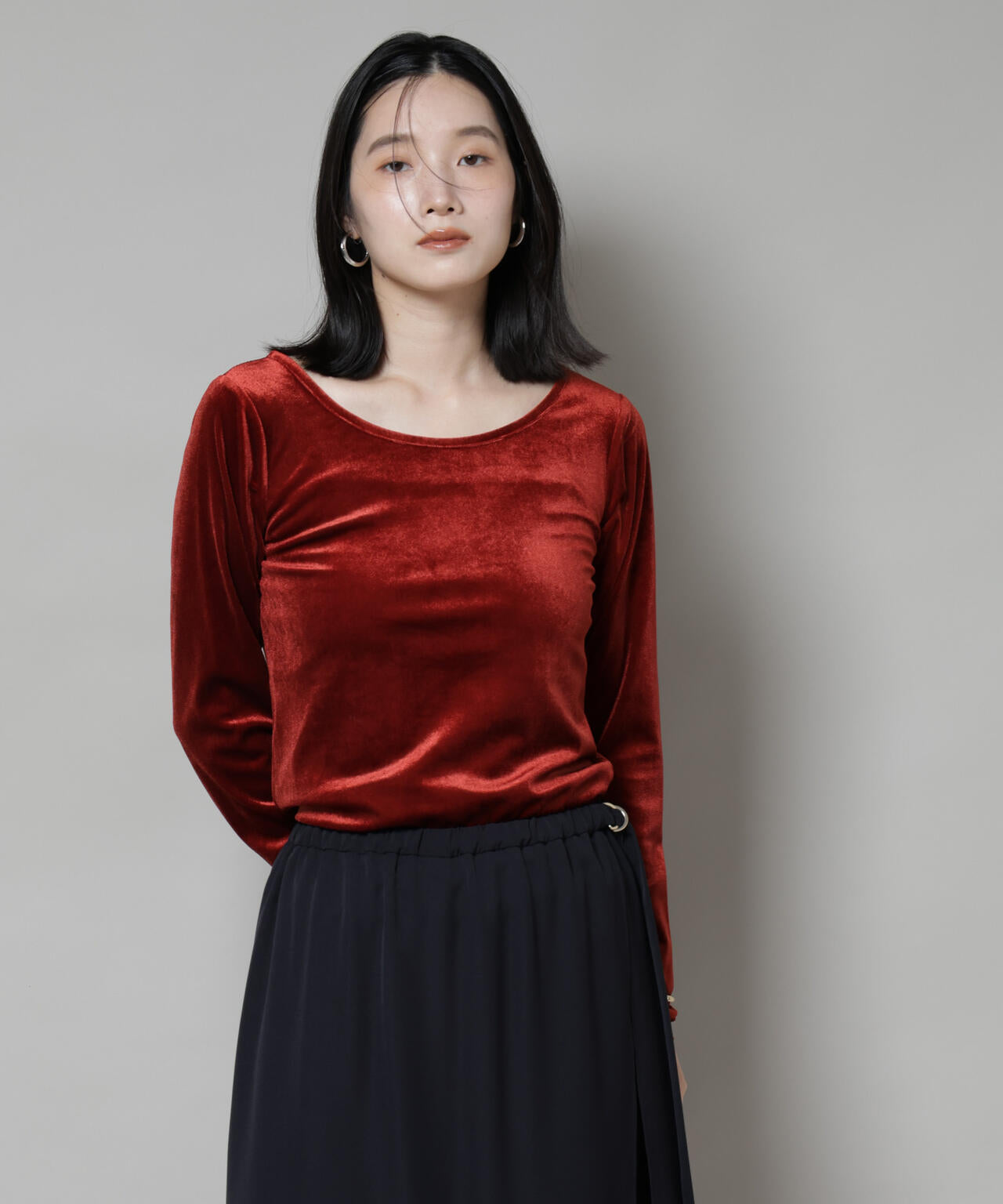 前後2wayベロアカットトップス(セットアップ可) 6735223310