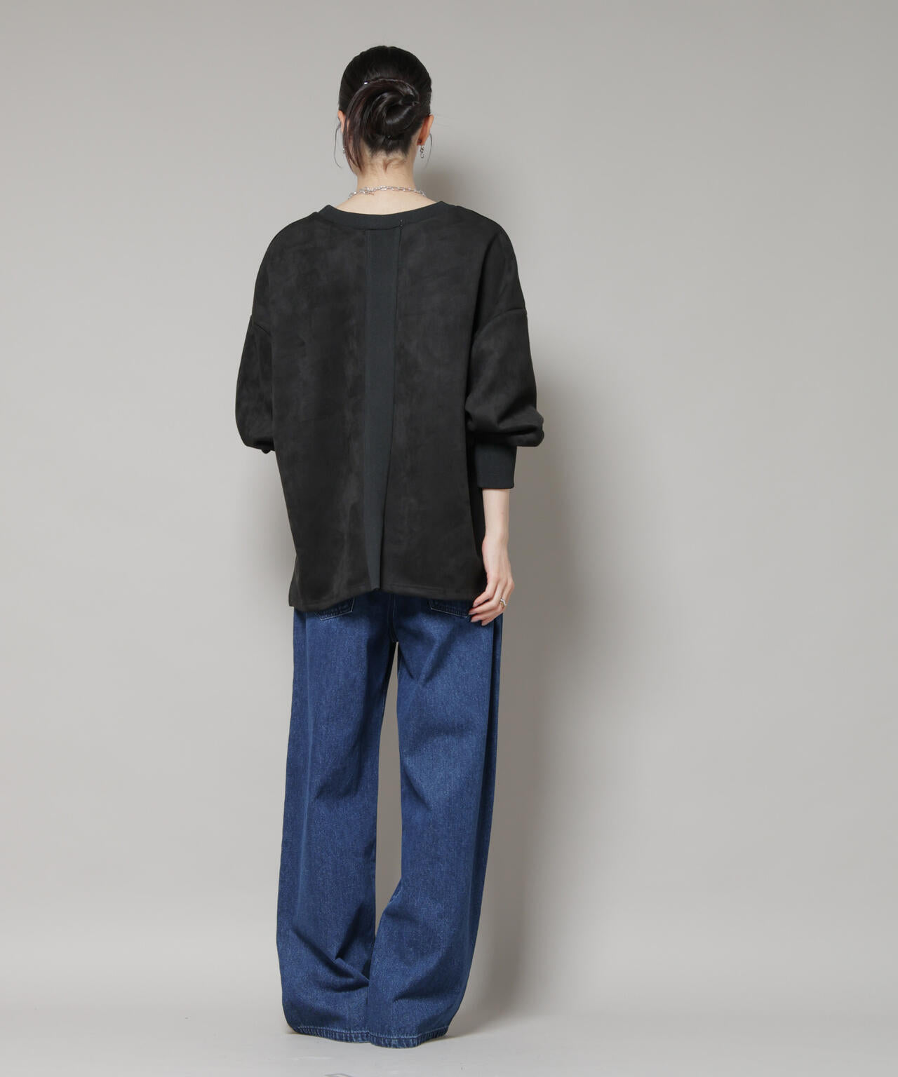 カットスエードサイドスリットワイドプルオーバー(セットアップ可) 6735223314