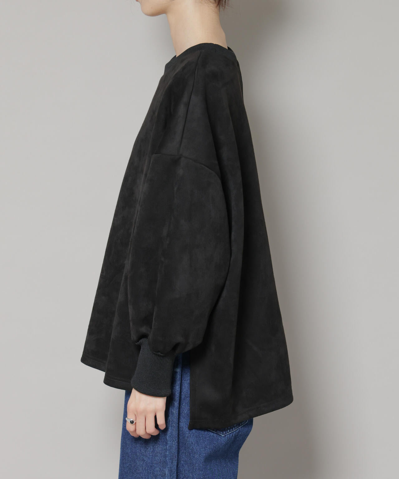 カットスエードサイドスリットワイドプルオーバー(セットアップ可) 6735223314
