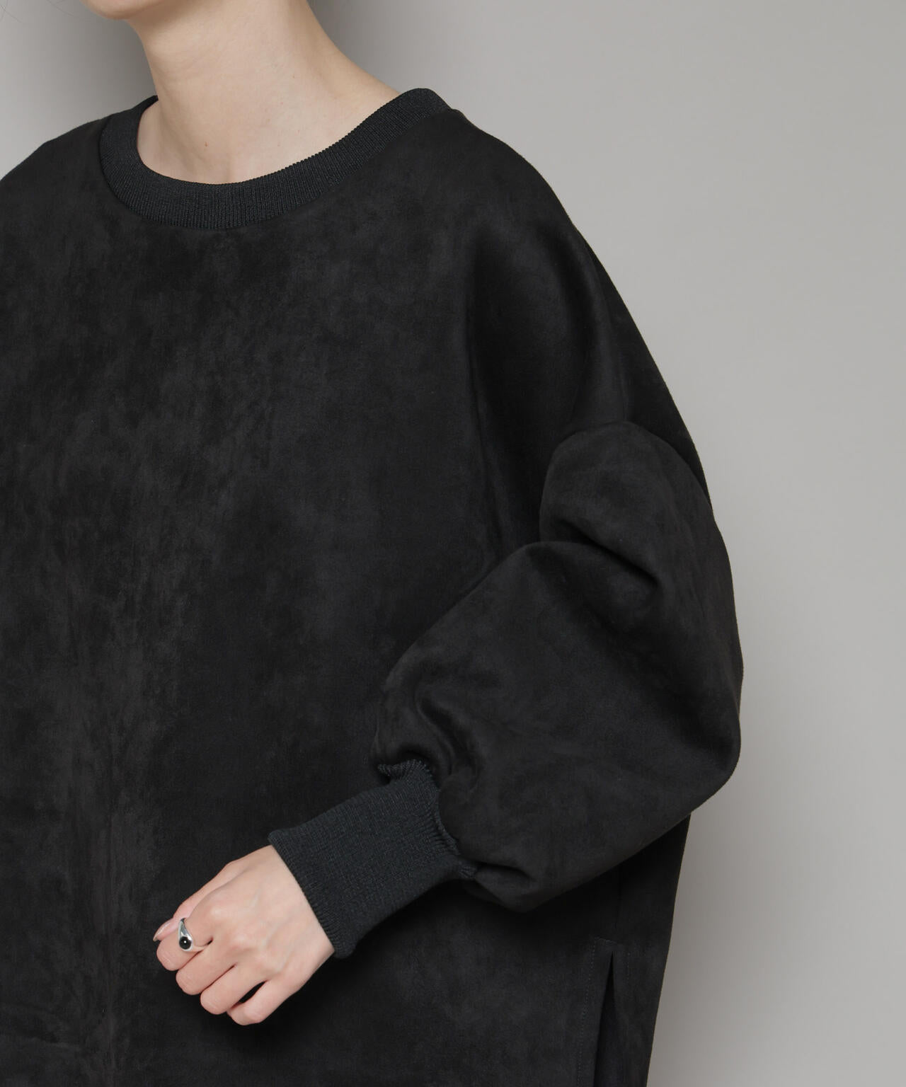 カットスエードサイドスリットワイドプルオーバー(セットアップ可) 6735223314