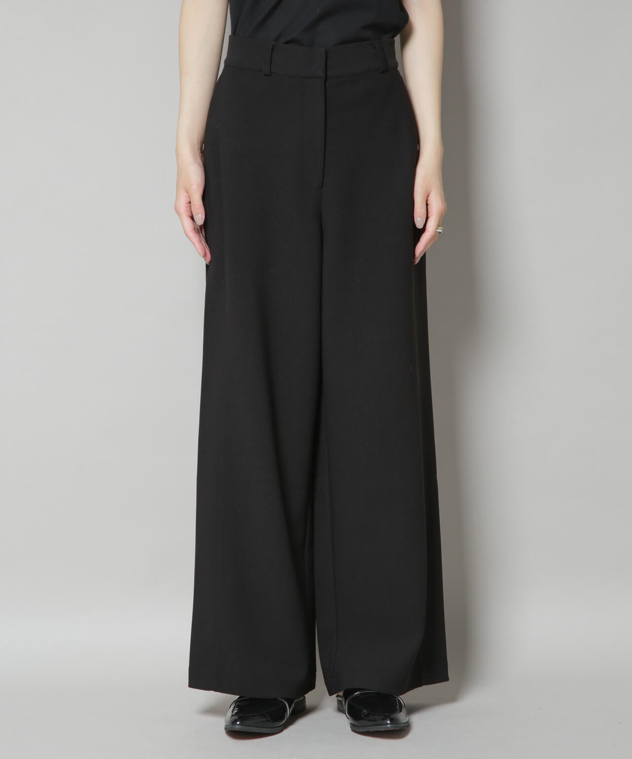 サイドタックカットジョーゼットパンツ 6735227302