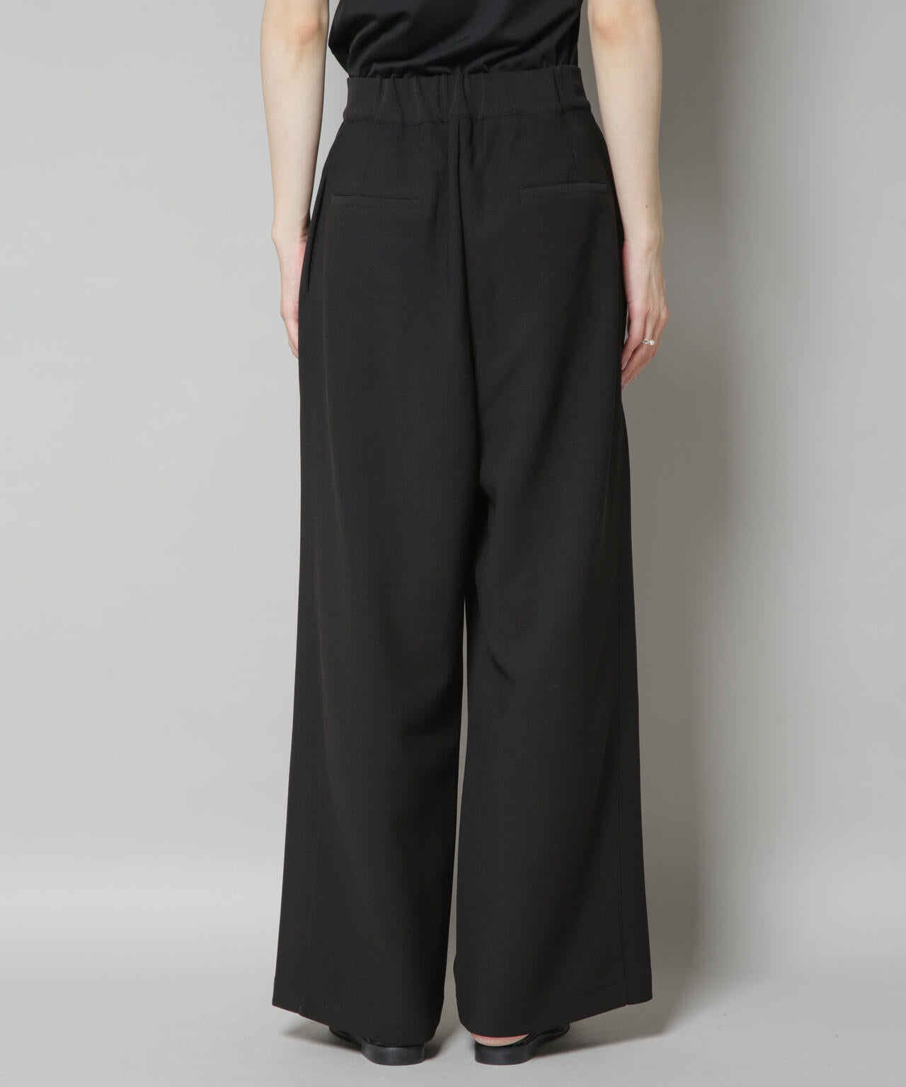 サイドタックカットジョーゼットパンツ 6735227302