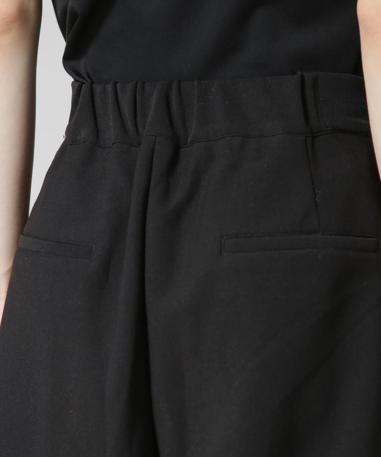 サイドタックカットジョーゼットパンツ 6735227302