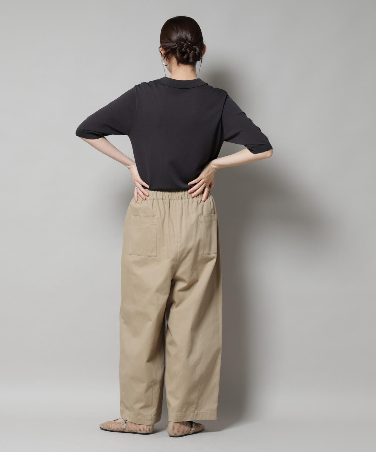 タックコクーンチノパンツ 6735227304