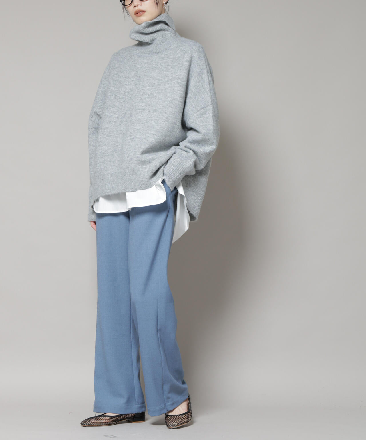 ジップスリットパンツ 6735227312