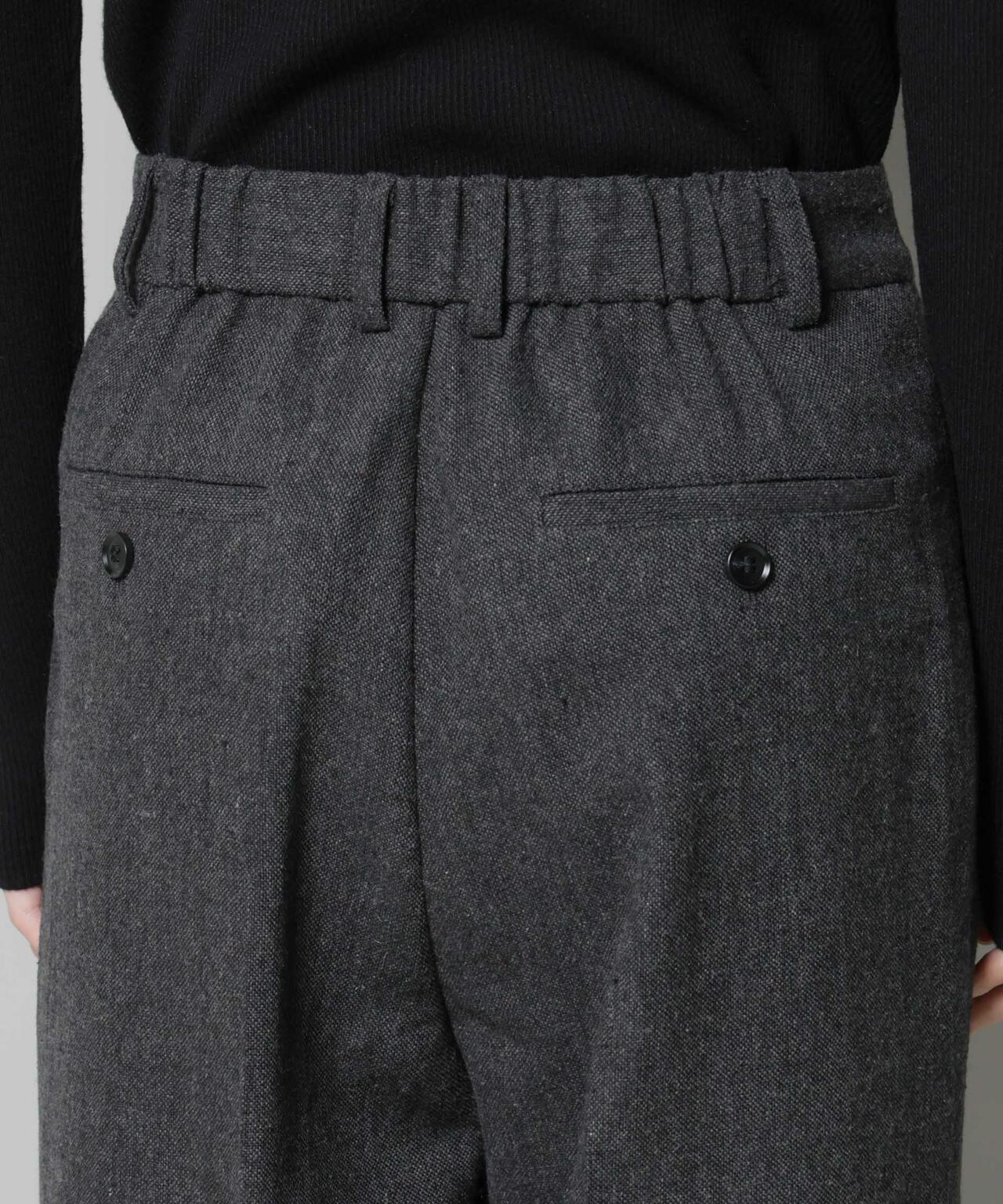 ツイードワンタックパンツ 6735227314