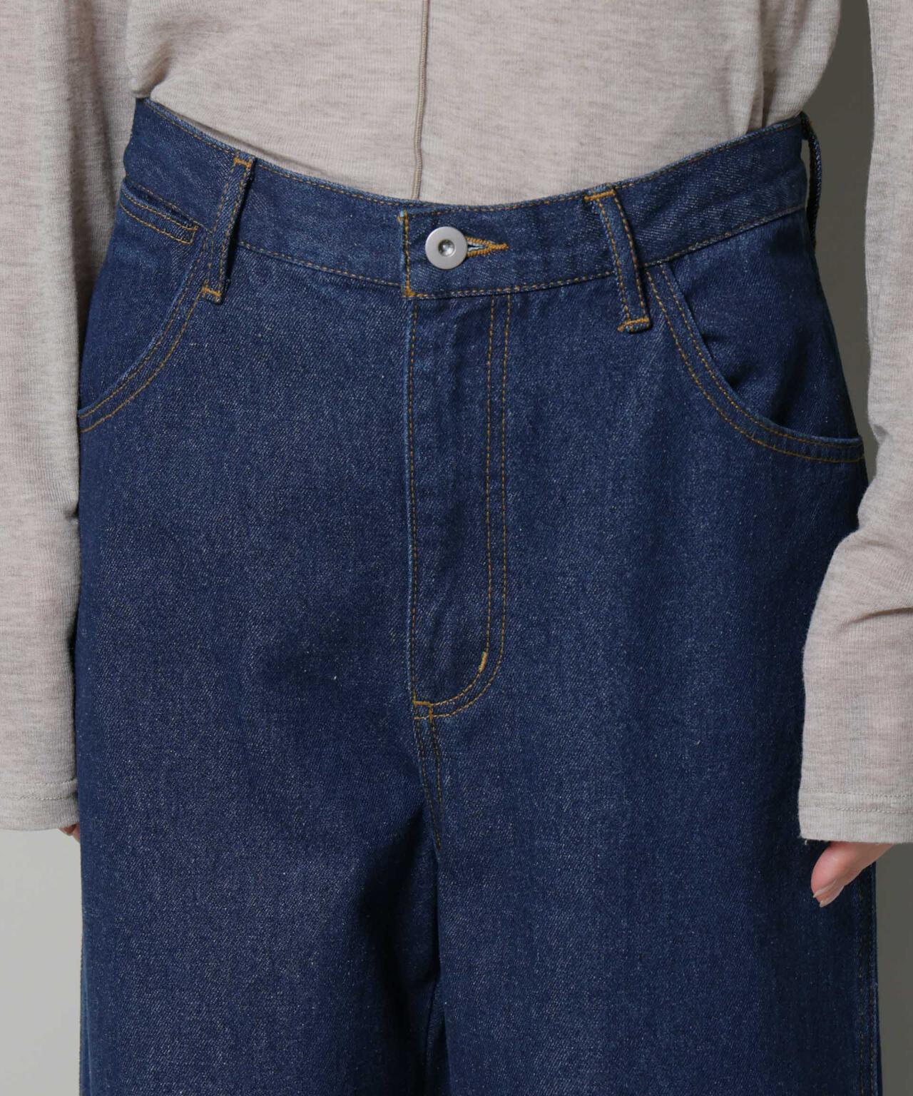 ワイドデニムパンツ 6735227315