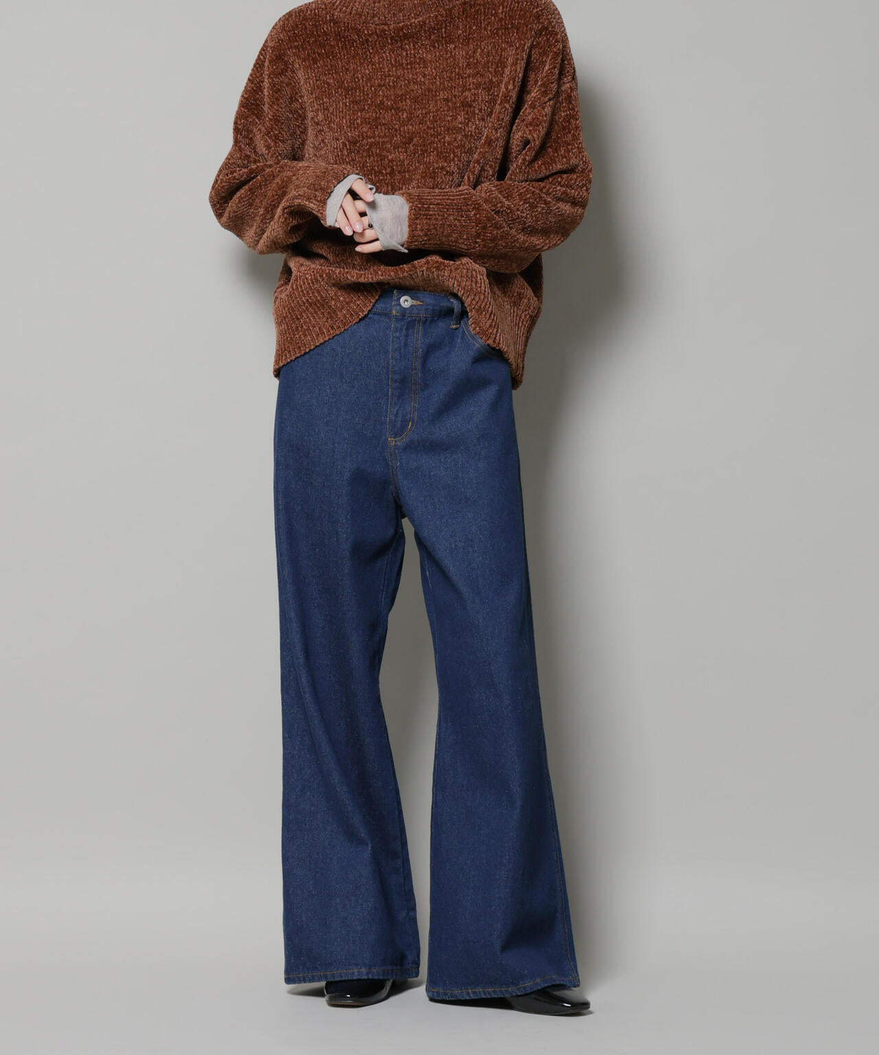 ワイド デニムパンツ