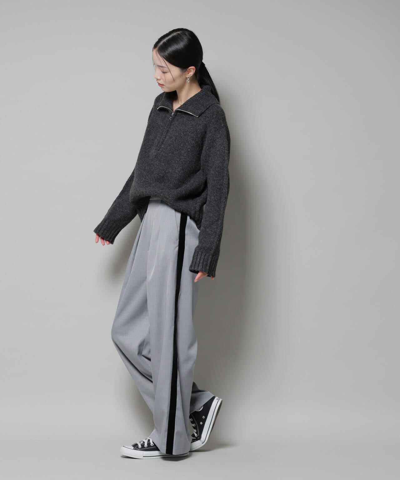 ベルベッドサイドラインパンツ 6735227318