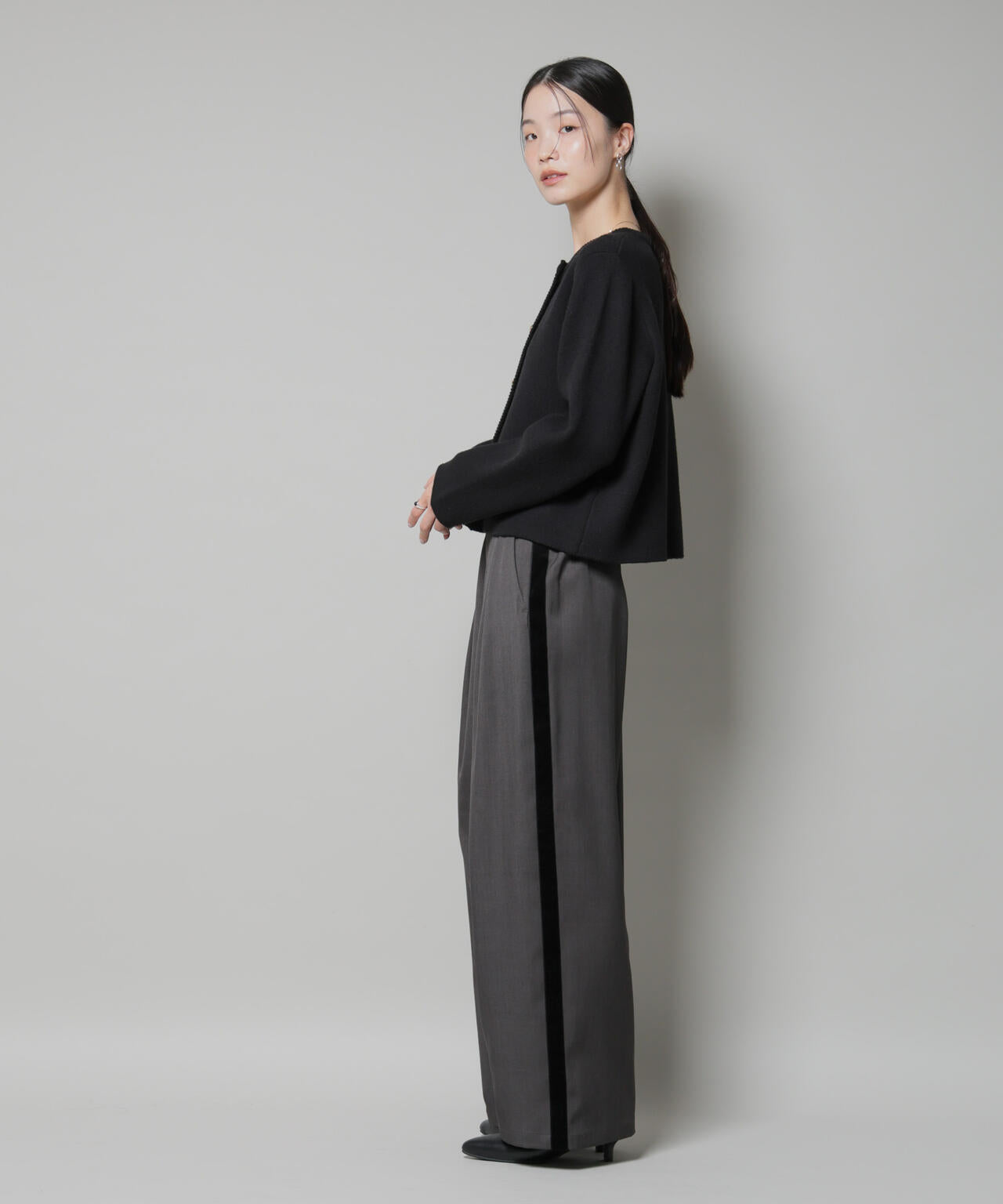 ベルベッドサイドラインパンツ 6735227318