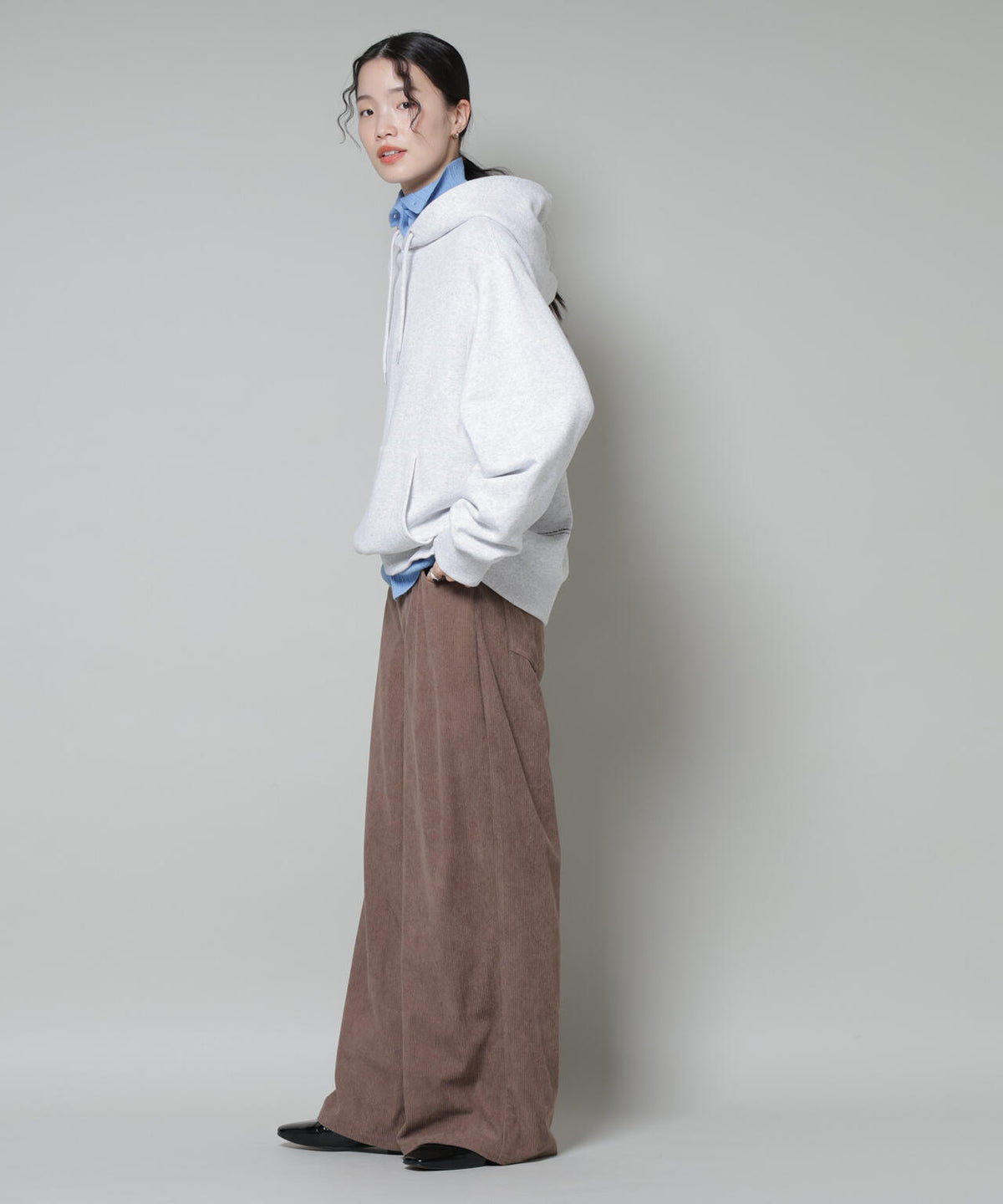 ソフトコーデュロイストレートパンツ 6735227319