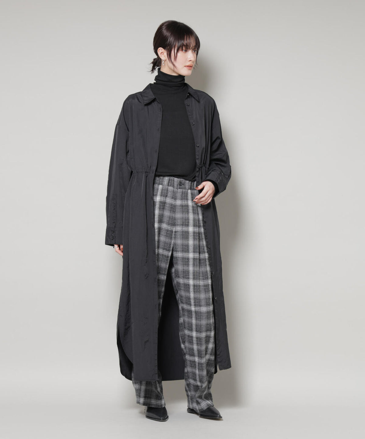 オンブレーチェックタックパンツ(セットアップ可) 6735227320