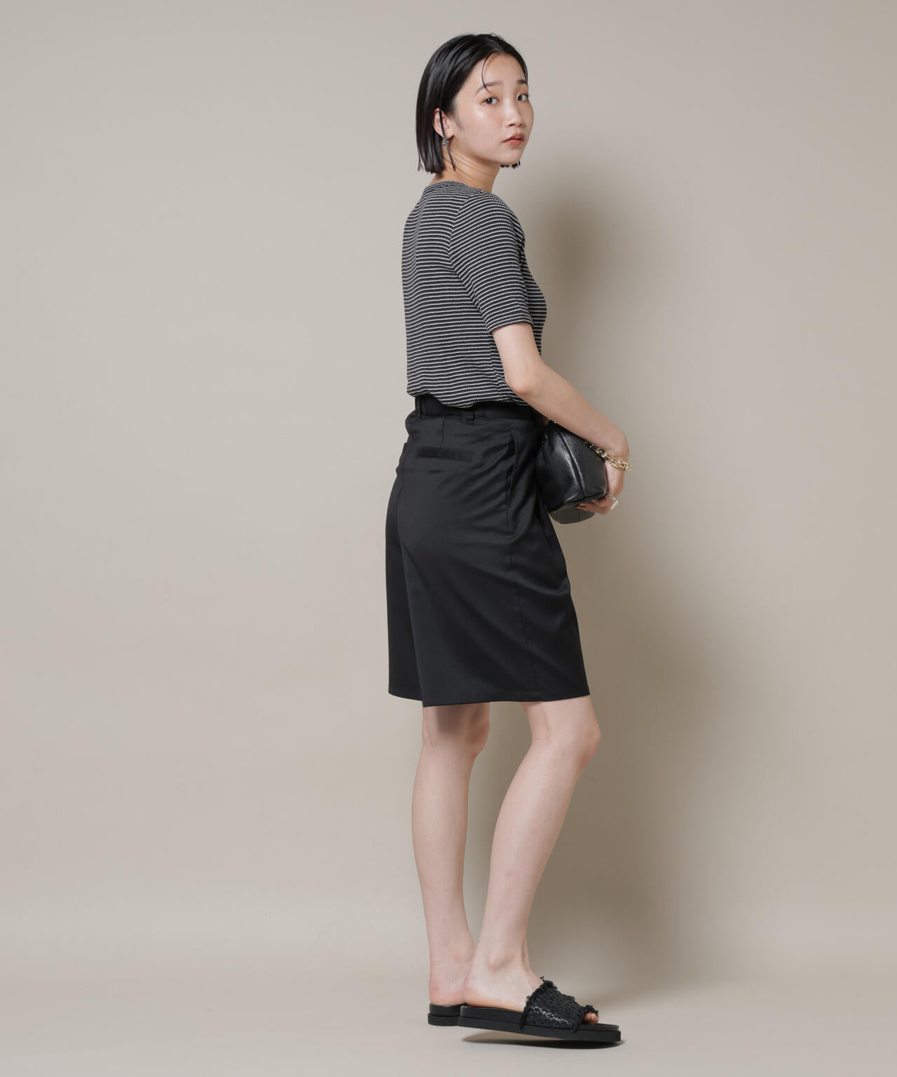 ワンタックショートパンツ(セットアップ可) 6735228300