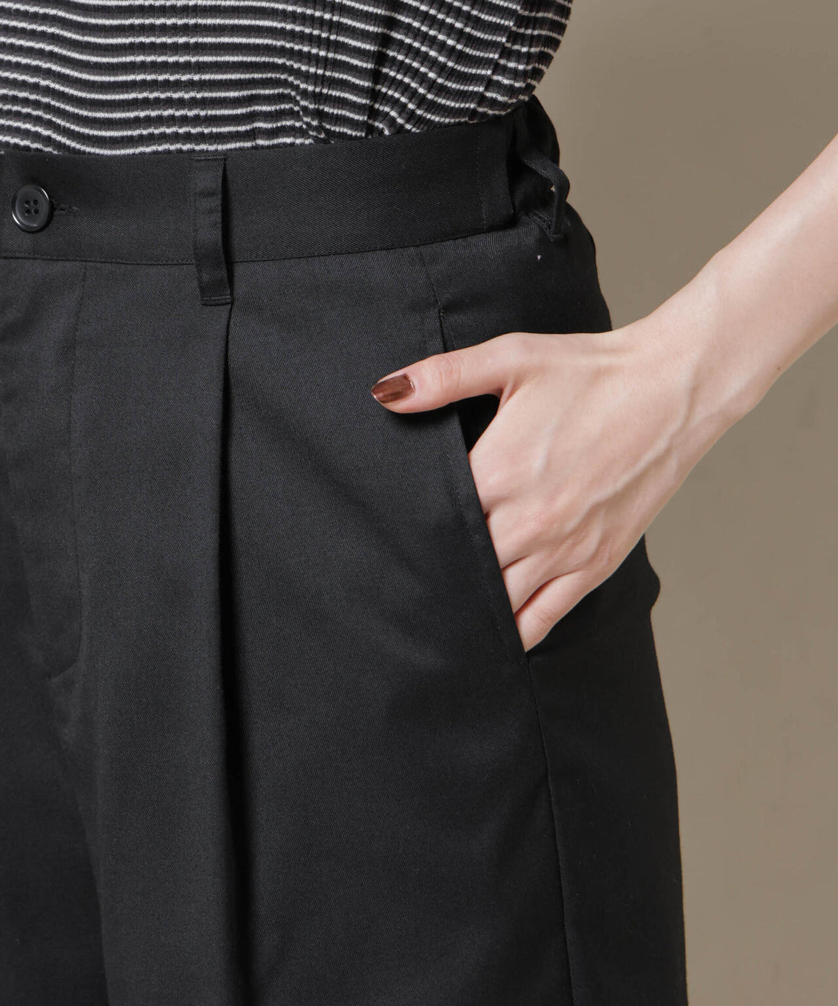 ワンタックショートパンツ(セットアップ可) 6735228300